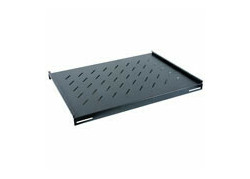 WP Rack Fixed shelf 1U 550 mm Black