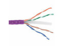 Molex Cat 6 U/UTP massieve installatiekabel, LSZH, CPR euroklasse B2ca -S1a, d1,a1, 23AWG, violet 305 meter