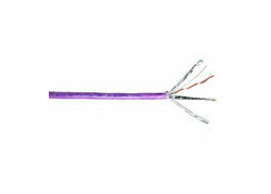 Molex Cat 6A U/FTP massieve installatiekabel, LSZH, CPR euroklasse B2ca-s1a,d1,a1, 23AWG, violet 500 meter