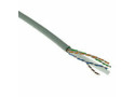 ACT Cat 6 F/UTP massieve installatiekabel, PVC, CPR euroklasse ECA, 24AWG, Grijs 305 meter