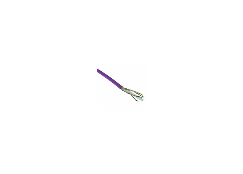 ACT Cat 6 F/UTP massieve installatiekabel, LSZH, CPR euroklasse ECA, 24AWG, violet 305 meter