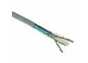 ACT Cat 6A F/UTP massieve installatiekabel, PVC, CPR euroklasse ECA, 24AWG, grey 305 meter