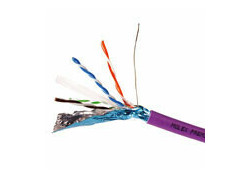 Molex Cat 6 F/UTP massieve installatiekabel, LSZH, CPR euroklasse Dca-s2,d2,a1, 23 AWG, violet 500 meter