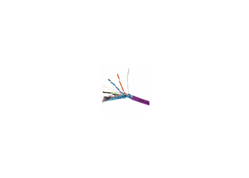 Molex Cat 6 F/UTP massieve installatiekabel, LSZH, CPR euroklasse Dca-s2,d2,a1, 23 AWG, violet 500 meter