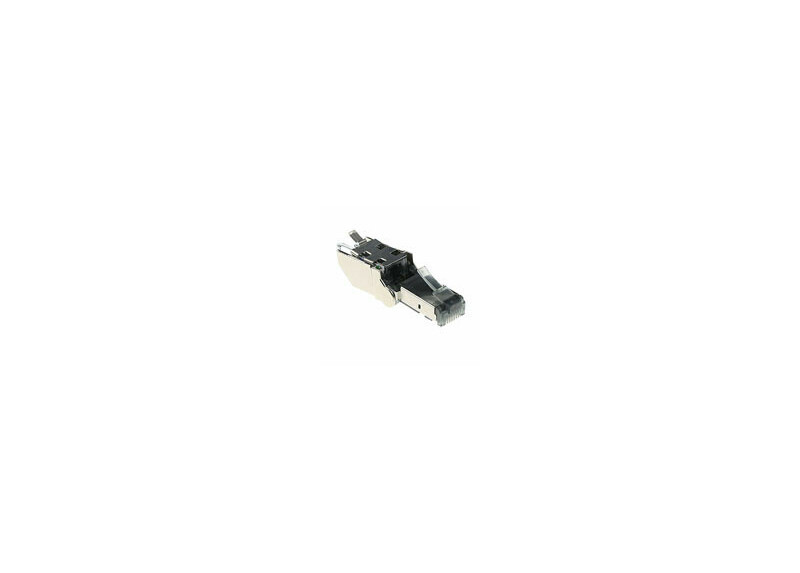 Multimedia Connect Roteerbare toolless modulaire RJ45 connector voor afgeschermde massieve kabel