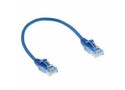 ACT Blauwe 0.5 meter LSZH U/UTP CAT6 datacenter slimline patchkabel snagless met RJ45 connectoren