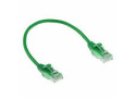 ACT Groene 0.5 meter LSZH U/UTP CAT6 datacenter slimline patchkabel snagless met RJ45 connectoren