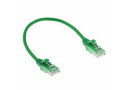 ACT Groene 1.5 meter LSZH U/UTP CAT6 datacenter slimline patchkabel snagless met RJ45 connectoren