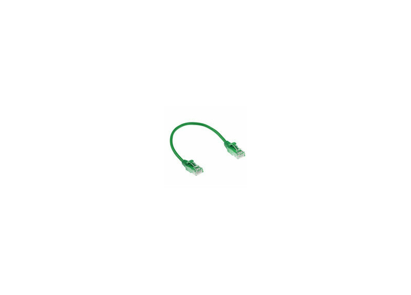 ACT Groene 1.5 meter LSZH U/UTP CAT6 datacenter slimline patchkabel snagless met RJ45 connectoren