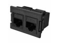 Plenty 2 poorts CAT6 module voor desktop power distribution unit