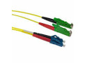 ACT 0,5 meter LSZH Singlemode 9/125 OS2  glasvezel patchkabel duplex met E2000/APC en LC/UPC connectoren