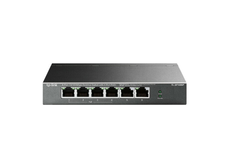 TP-Link 6Port 100Mbit PoE