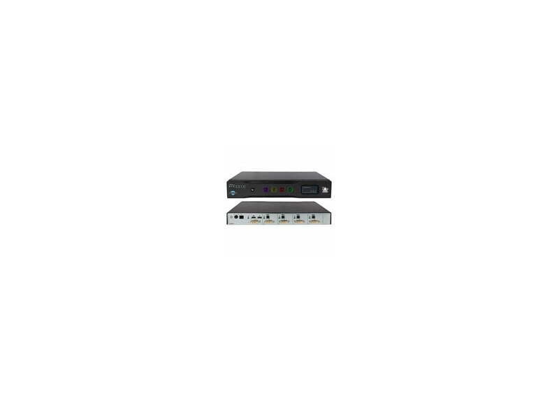 Adder AdderView Secure  4-port DVI-D 2K/60 DUAL HEAD 4 poorts