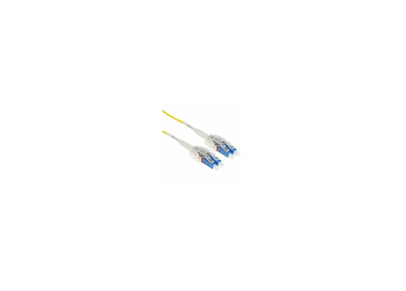 ACT 0,5 meter Singlemode 9/125 OS2 Polarity Twist patchkabel met LC connectoren