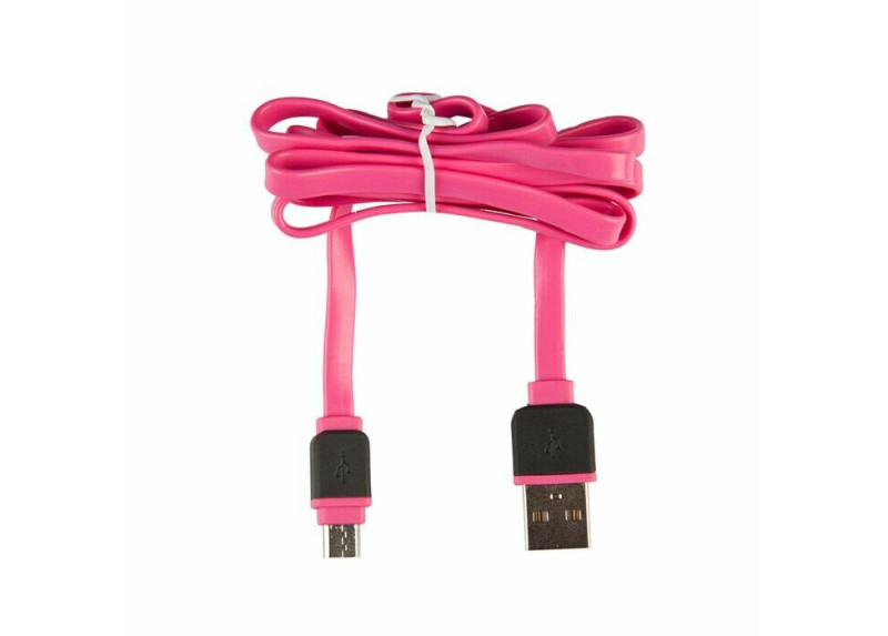 Under Control Platte Micro USB Kabel 1M Roze