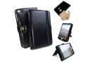 Alston Craig vintage Lederen omsluitend Pro hoes Apple iPad Mini/ Retina/ Mini 3 Slaap functie Zwart