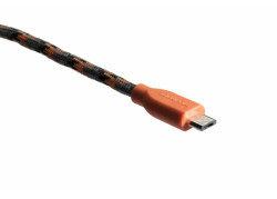 Boompods Retro type C USB kabel met micro USB aanlsuiting (1 meter) - Oranje