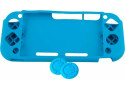 Nintendo Switch Lite Siliconen hoes met Thumb Grips - Blauw