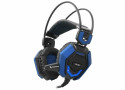 Rampage SN-R5 X-Core Gaming headset zwart met blauw