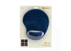 Sbox Muismat met ergonomische polsondersteuning MP-01 Blauw