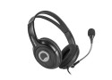 Natec Bear 2 headset met microfoon - zwart