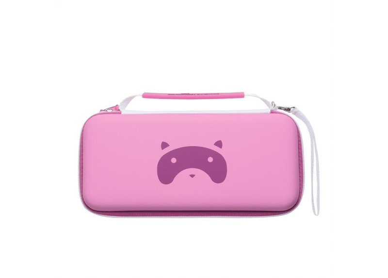 Nintendo Switch en Switch Lite - Tanooki bescherm case - Roze - Switch OLED