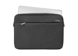 Natec Clam laptop sleeve voor 13.3 inch laptops - Zwart