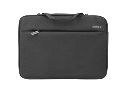 Natec Clam laptop sleeve voor 15.6 inch laptops - Zwart