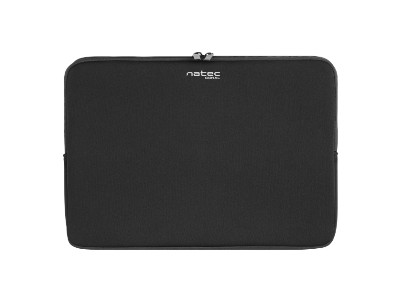 Natec Coral laptop sleeve voor 13.3 inch laptops - Zwart