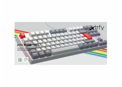 Xtrfy K4 TKL - Mechanisch Gaming toetsenbord met RGB US Layout - Retro Edition