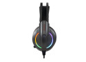 Rampage RM-K6 STARK 7.1 surround sound RGB Gaming Headset met USB aansluiting - Zwart