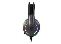 Rampage RM-K6 STARK 7.1 surround sound RGB Gaming Headset met USB aansluiting - Zwart