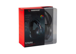 Rampage RM-K6 STARK 7.1 surround sound RGB Gaming Headset met USB aansluiting - Zwart