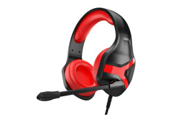 Rampage RM-X1 PYTHON PC Gaming Headset met 3.5mm jack aansluiting - Zwart/Rood