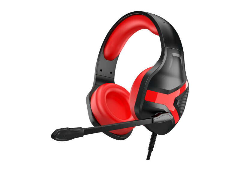 Rampage RM-X1 PYTHON PC Gaming Headset met 3.5mm jack aansluiting - Zwart/Rood