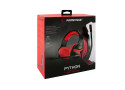 Rampage RM-X1 PYTHON PC Gaming Headset met 3.5mm jack aansluiting - Zwart/Rood