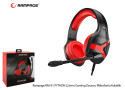 Rampage RM-X1 PYTHON PC Gaming Headset met 3.5mm jack aansluiting - Zwart/Rood