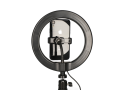 KSIX Live studio LED ring met tripod 14W zwart