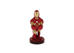 Cable Guy - IRON MAN (Evergreen) telefoon- game ontroller-houder met usb oplaadkabel 8 inch