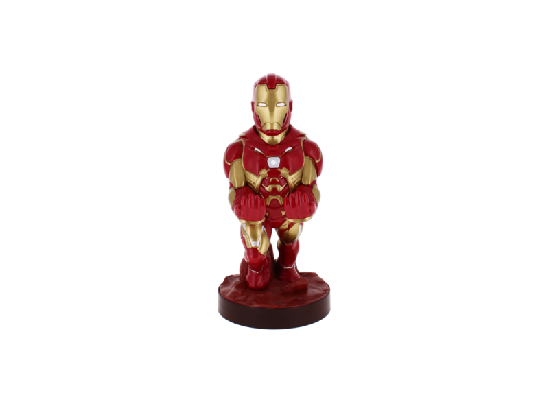 Cable Guy - IRON MAN (Evergreen) telefoon- game ontroller-houder met usb oplaadkabel 8 inch