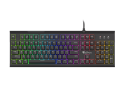 Genesis Thor 210 RGB Gaming Keyboard met Hybride mechanische toetsen Zwart