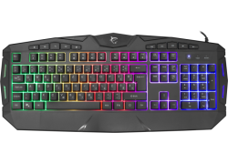 White Shark KIOWA GK-2021 Gaming toetsenbord met LED verlichting US Layout - Zwart