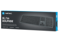 Natec Dolphin Draadloos Toetsenbord Slim - Bluetooth - Grijs