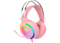 Snopy SN-GX82 Pinky PC Gaming Headset LED Roze