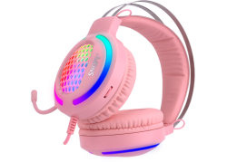 Snopy SN-GX82 Pinky PC Gaming Headset LED Roze