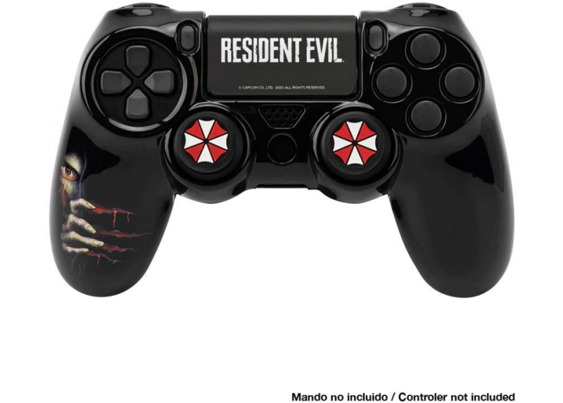 Resident Evil Umbrella PS4 controller skin en thumbgrip combo set