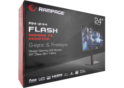 RM-244 FLASH Gaming monitor 24 inch en 144Hz scherm