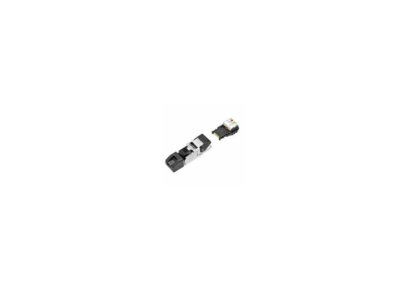 Binder Field attachable RJ45 shielded connector,  TIA-568B, AWG26/1-24/1, AWG27/7-AWG24/7