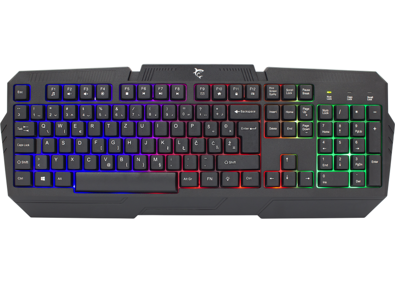 White Shark Dakota gaming keyboard met verlichting - US layout