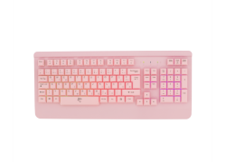 White Shark Mikasa gaming keyboard - roze -met verlichting